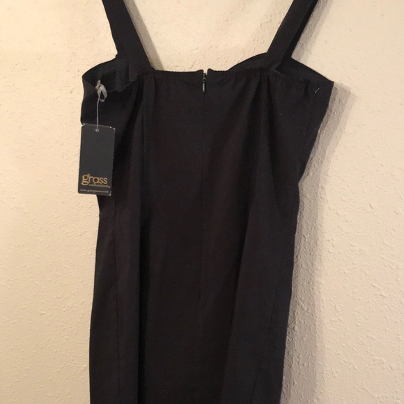 💥NWT Black Cocktail Pleated Dress 🖤Slimming! - Picture 8 of 10